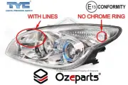TYC LH Left Head Light Lamp For Hyundai I30 FD Hatch Wagon 2009-2010