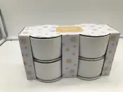 Sugar & Spice Ceramic 4in Boxed Snowflake Ramekin Set CC02B52026