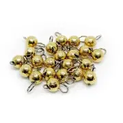 5 pcs x Tungsten Cheburashka Bottom Jig Flex Head Ball Sinker Weight #Gold