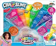 Cra-Z-Slimy Over The Rainbow Slimy Creations Kit - Rainbow Slime Mixing Set, 12 Pre Made Slime Colors with Add-in Charms, Kids Arts & Crafts Set for Boys and Girls Ages 6 and Up, Ages 8 and Up