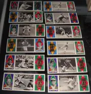 50 LOT 1993 upper deck B.A.T. TRIPLE FOLD CARDS BASEBALL YOGI BERRA JIMMIE FOXX