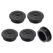 5 Pcs Cable Cord Grommet, 1 1/4" Inch Desk Grommet Flexible Rubber Grommets