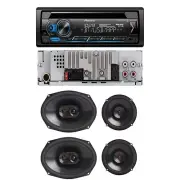 Pioneer DEHS4200BT CD/AM/FM Radio &JBL 6x9 & 6.5" Front/Rear Car Speakers