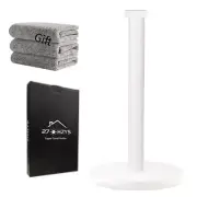 White Paper Towel Holder Paper Towel Holder Countertop White Paper Towel Hold...