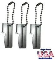 3 Pack Shelby USA P-38 Can Openers Army Tool Military Camping Hiking Survival