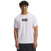 Under Armour Mens Printed Woven Label Tee