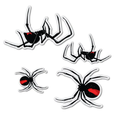 4x Redback Spider Sticker Aussie Car Flag 4x4 Funny Ute #7383EN
