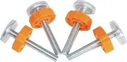 UPKOCH 4Pcs Adjustable Gate Screws Spindle Rods for Secure Childcare and Pet Gates Easy Installation with No Tools Needed for Pressure Mounted Gates