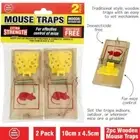 Traps Mouse Wooden 2Pk