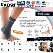 Tynor™ Ankle Brace Compression Support For Joint Pain, Ankle Injury Recovery Gym