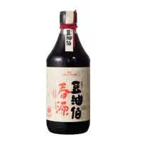 在飛比找momo購物網優惠-【豆油伯】春源純釀黑豆醬油 500ml