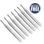 7Pcs Dental Scalpel Handle Stainless Steel Knife Blade Holder