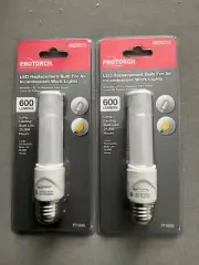 2- Protorch LED Replacement Bulbs For Incandescent Work Lights 600 Lumen 829315