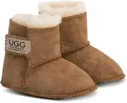 [UGG OUTBACK CLOTHING CO.] UGG Outback Baby Premium Australian Sheepskin Classic Bootie (Chestnut)