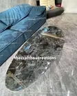 Labradorite Dining Table Counter Desk Luxurious Furniture Experiences Conference