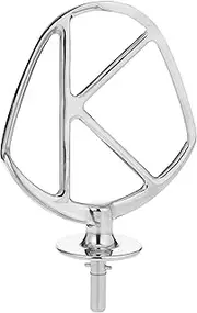 KAT70.000SS Stainless Steel Kitchen Appliances K-Hook Accessories for Kenwood Kitchen Appliances Food Processors, Stirring Element Suitable for All Chef XL Food Processors, Dishwasher Safe,
