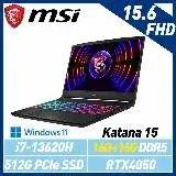 在飛比找遠傳friDay購物精選優惠-13代新機【記憶體升級】MSI 微星 Katana 15 B