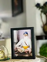 All Sikh Guru Picture Wall Frame (5 X 7 Inches) Guru Gobind Singh Ji Photo With Frame Guru Nanak Dev ji Baba Deep Singh Ji Photo Frame Wall Hanging TableTop Sikh Guru Photo Frame Wall Hanging Visakhi