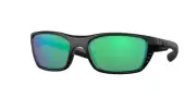 COSTA DEL MAR 6S9056 12 Whitetip Blackout Green Mirror 58 mm Men's Sunglasses