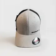New OAKLEY TRUCKER CAP Men's Fitted Hat Black Silver L/XL 901271 NWT