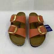 Birkenstock New w/ Box Arizona Big Buckle Mars Red Nubuck Leather N Select Size