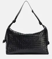 [Bottega Veneta] Bottega Veneta Loop Large leather duffel bag One Size black