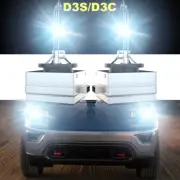 Pair Fit Volvo C30 C70 S60 white D3S/D3R HID Headlight Bulb 2pcs High&Low Beam (for: Volvo)