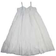 NWT GUNNE SAX for ModCloth Sunset Corselette Midi in Ivory Swiss Dot Dress 4X