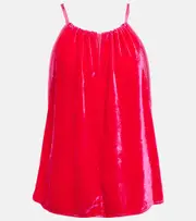 [Velvet] Velvet Velvet halter-neck top AU 12 red