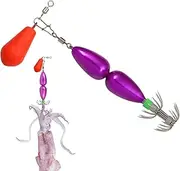 Squid Fishing Lures - Octopus Squid Hooks for Saltwater Fishing | Novelty Explosive Style Angling Bait for -Dads, Boyfriends, Men, Teens