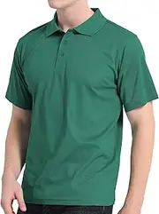 [BIG BEE] Basic Polo Shirt Short Sleeve, Cool Dry Solid Colour Classic Fit