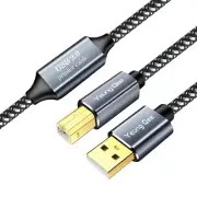 Printer Cable 65 ft,USB Printer Cable High Speed USB 2.0 A Male to Type B Male