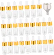 Oil Bottle Dispenser Set 26pcs Glass Dropper Bottles Essential Oil Storage Smooth Gentle Material