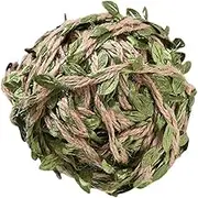 Synthetic Vine Leaves Rope Jute Twine Artificial Rattan Rope Green Leaf for Room Decor