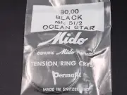 30mm Black Tension Ring Ref#51/2 Ocean Star Mido Permafit Vintage Watch Crystal
