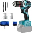 Power Drill Cordless for Makita Battery,1/2" Brushless Electric Drill Set,440 In