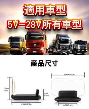 FLYone C1 HUD OBD2/GPS 雙系統多功能汽車抬頭顯示器 (3.3折)