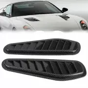 Carbon Fiber Hood Bonnet Air Flow Intake Scoop Vent Cover For Dodge 1500 2500