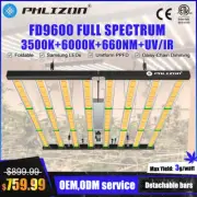 1000W Spider LED Commercial Grow Light Full Spectrum Indoor Growing Flowering