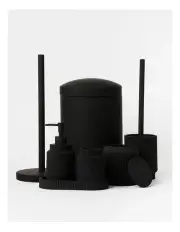 [Vue] Hudson Soft Touch Bathroom Accessories in Black