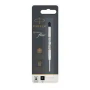 Parker Quink Ballpoint Pen Refill Fine Black Blister Pack of 12 1950367