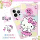 【Hello Kitty】iPhone 13 Pro (6.1吋) 夢幻系列彩繪可站立皮套