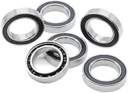 YFVFAGDMKV S6802 Hybrid Ceramic Bearing 15x24x5 mm ABEC-7 (2PCS) Bicycle Bottom Brackets & Spares S6802RS Si3N4 Ball Bearings