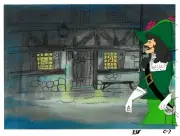 Cyrano-Original DeGuiche 1974 Production Cel with Drawing & HB Seal