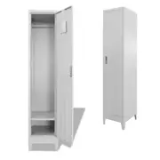 Metal Locker Cabinet Large Storage Steel Lockable Door Office Gym Changing Room
