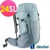 德國Deuter Futura 透氣網架登山背包 24SL 女款 水藍 DT-3400521-SK 游遊戶外Yoyo Outdoor