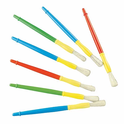 Chubby Paintbrushes - Basic Supplies - 12 Pieces