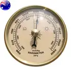 Wall Hanging Thermometer Hygrometer Barometer Metal Weather Station Humidity AUS