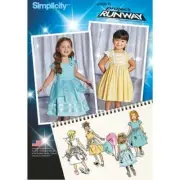 Simplicity Sewing Pattern 1171 Child Girls Special Occasion Dresses Size 4-8
