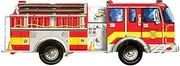 Melissa and Doug - Giant Fire Truck Floor Puzzle 24 pieces